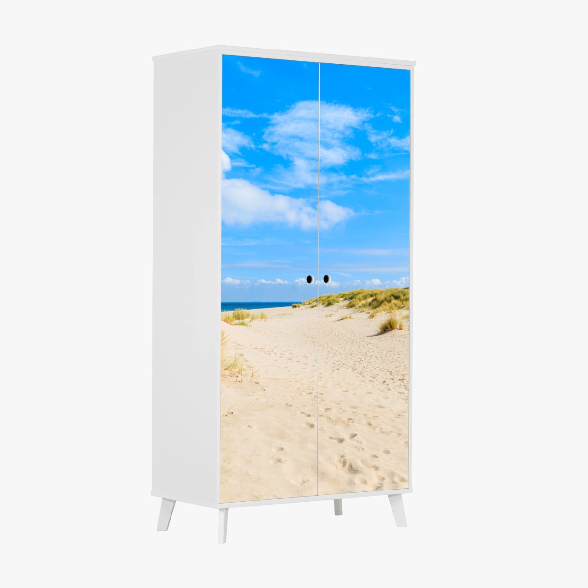 Adesivo per armadio serenità delle dune di Ellenbogen, Sylt • Wallissimo®