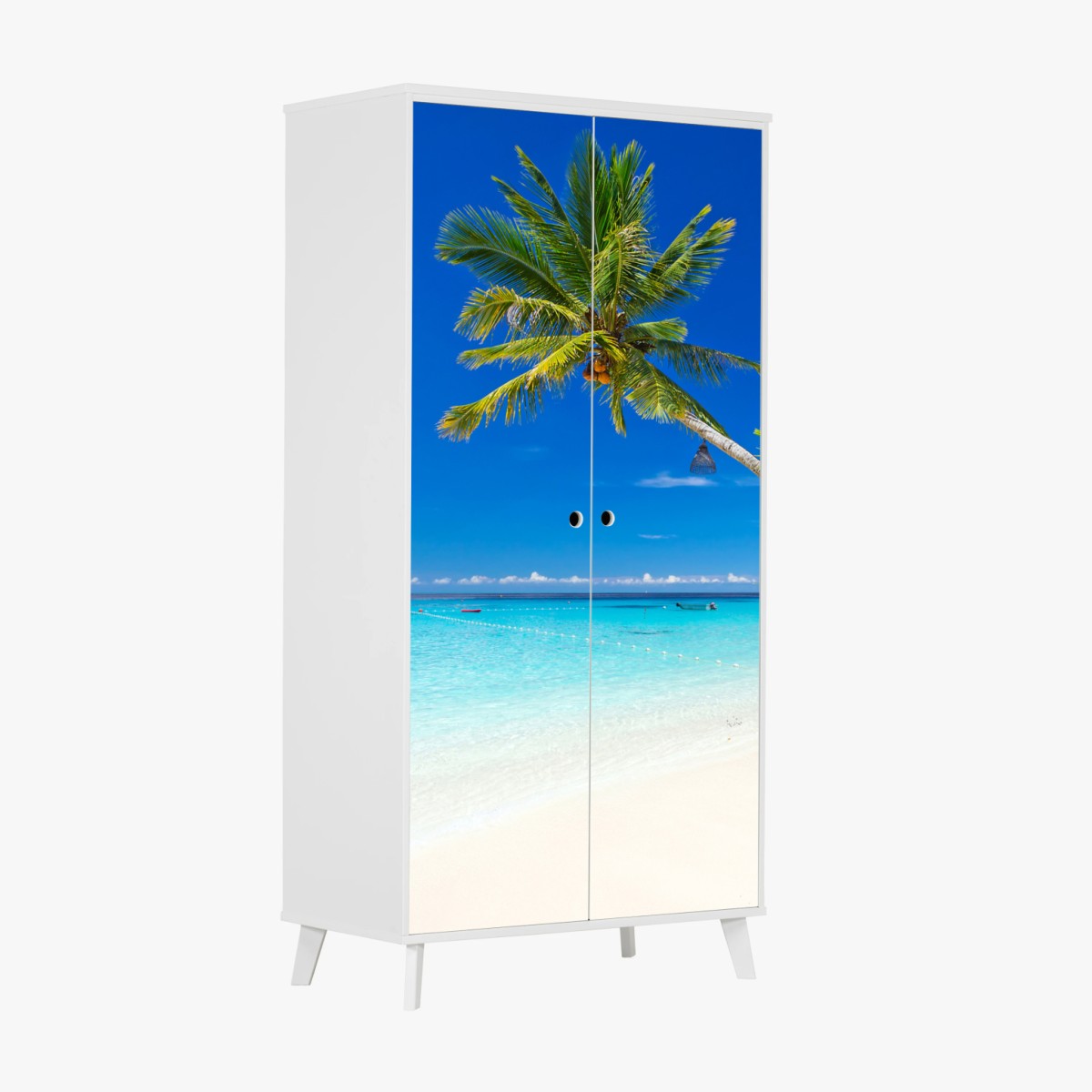 Adesivo per armadio fuga tropicale in Thailandia • Wallissimo®