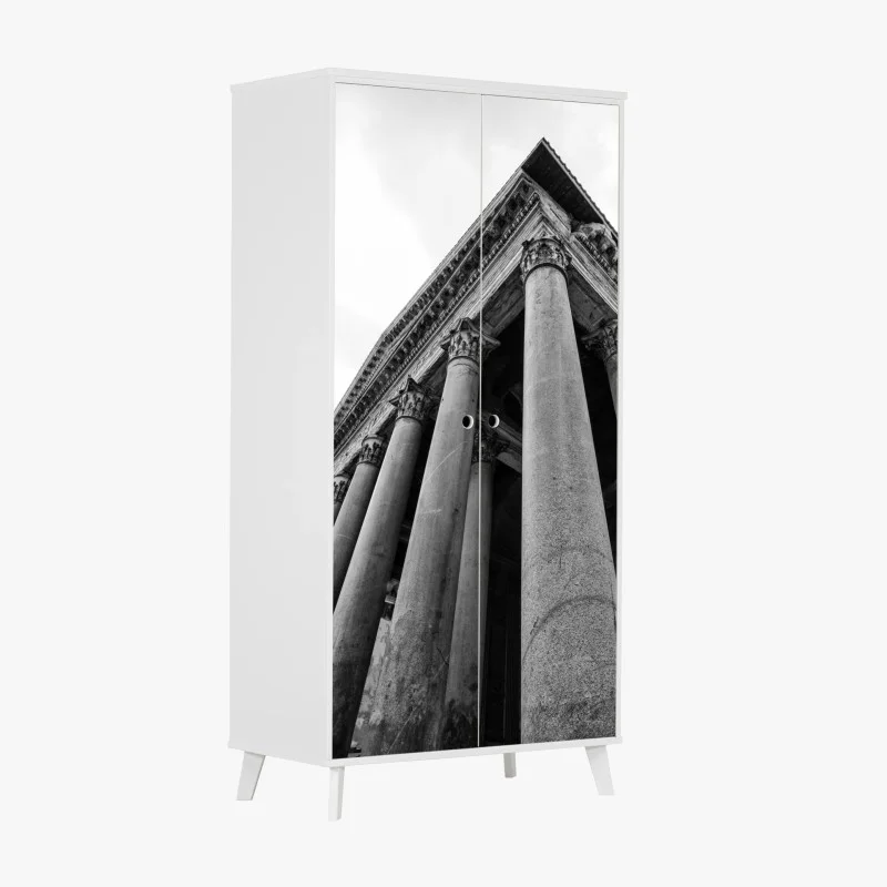 Adesivo per armadio prospettiva maestosa del Pantheon