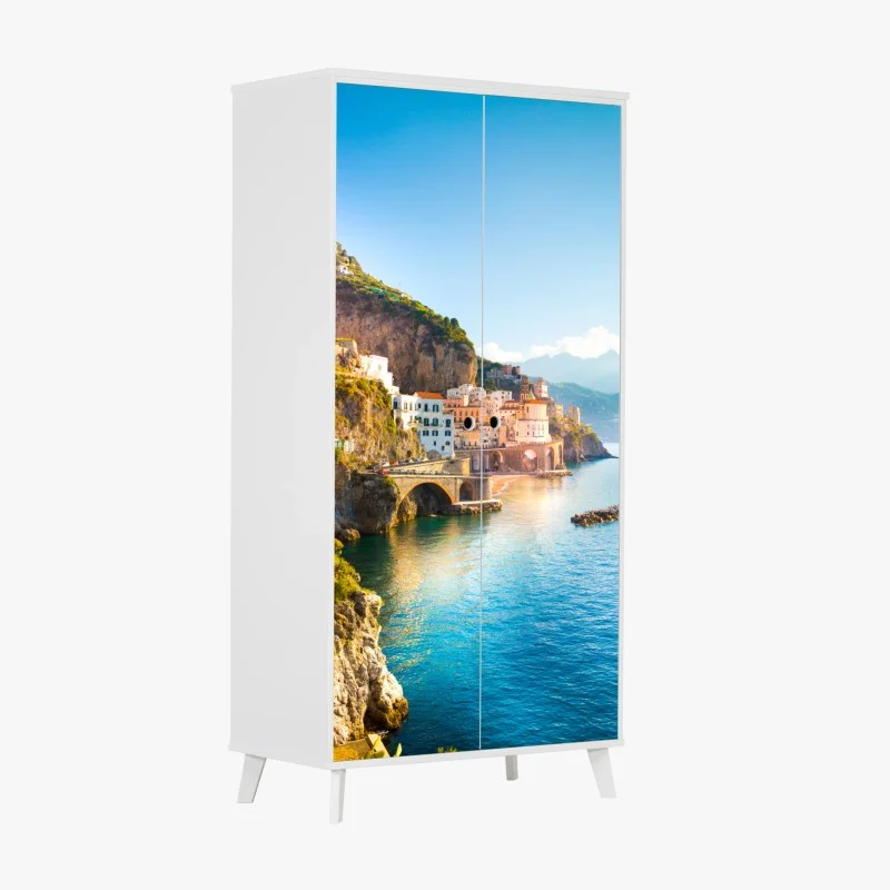 Adesivo per armadio panorama della Costiera Amalfitana