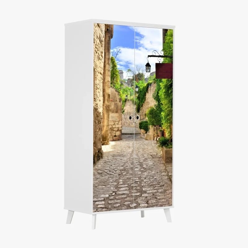 Adesivo per armadio vicolo antico di Les Baux