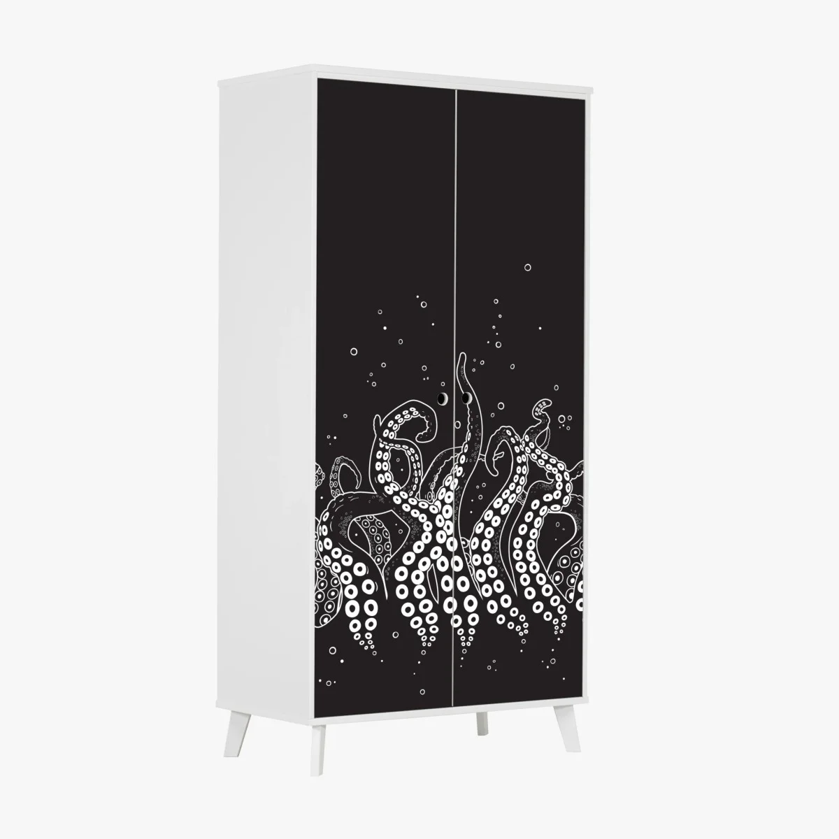 Adesivo per armadio danza dei tentacoli nell'abisso • Wallissimo® Adesivo per armadio danza dei tentacoli nell'abisso • Wallissimo®