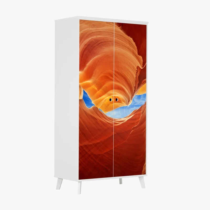 Adesivo per armadio giochi di luce nell'Antelope Canyon