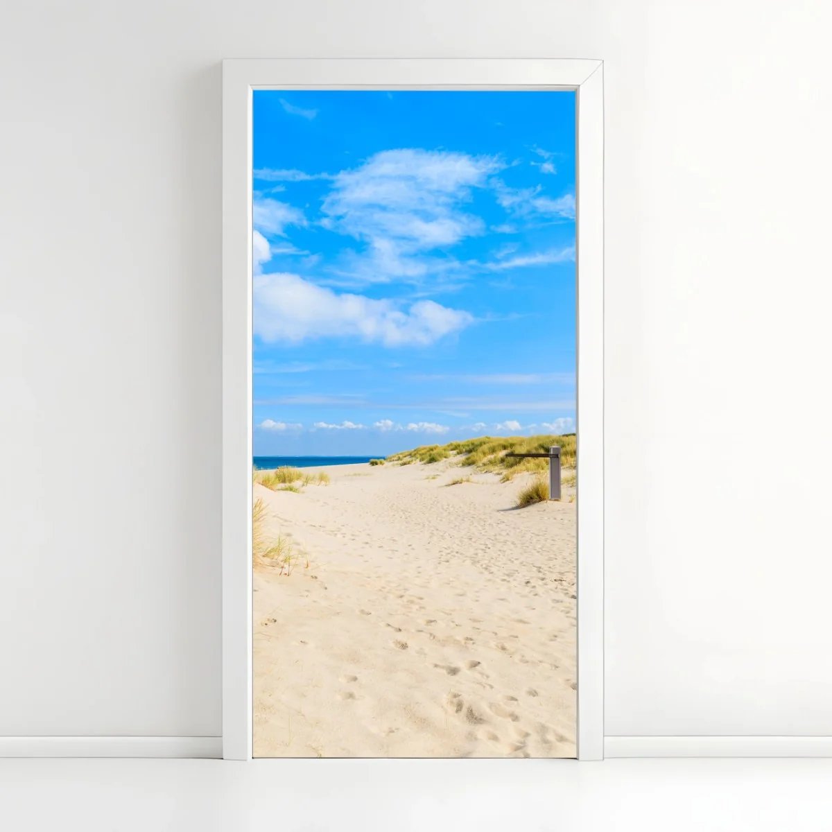 Adesivo per porta serenità delle dune di Ellenbogen, Sylt • Wallissimo® Adesivo per porta serenità delle dune di Ellenbogen, Sylt • Wallissimo®