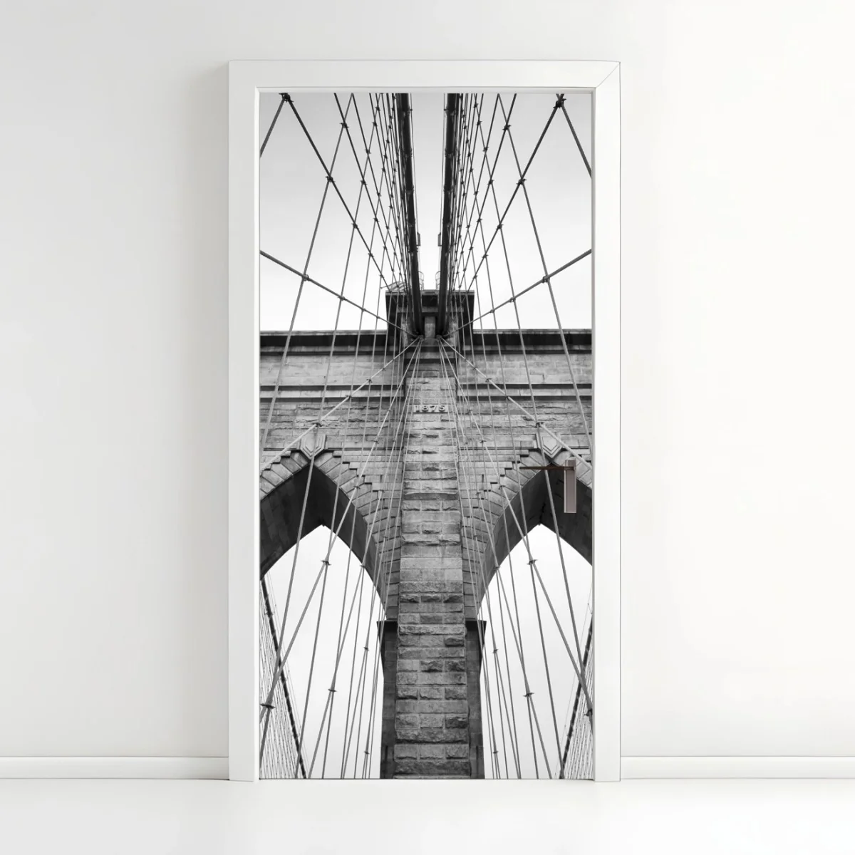Adesivo per porta archi e cavi del ponte di Brooklyn • Wallissimo® Adesivo per porta archi e cavi del ponte di Brooklyn • Wallissimo®