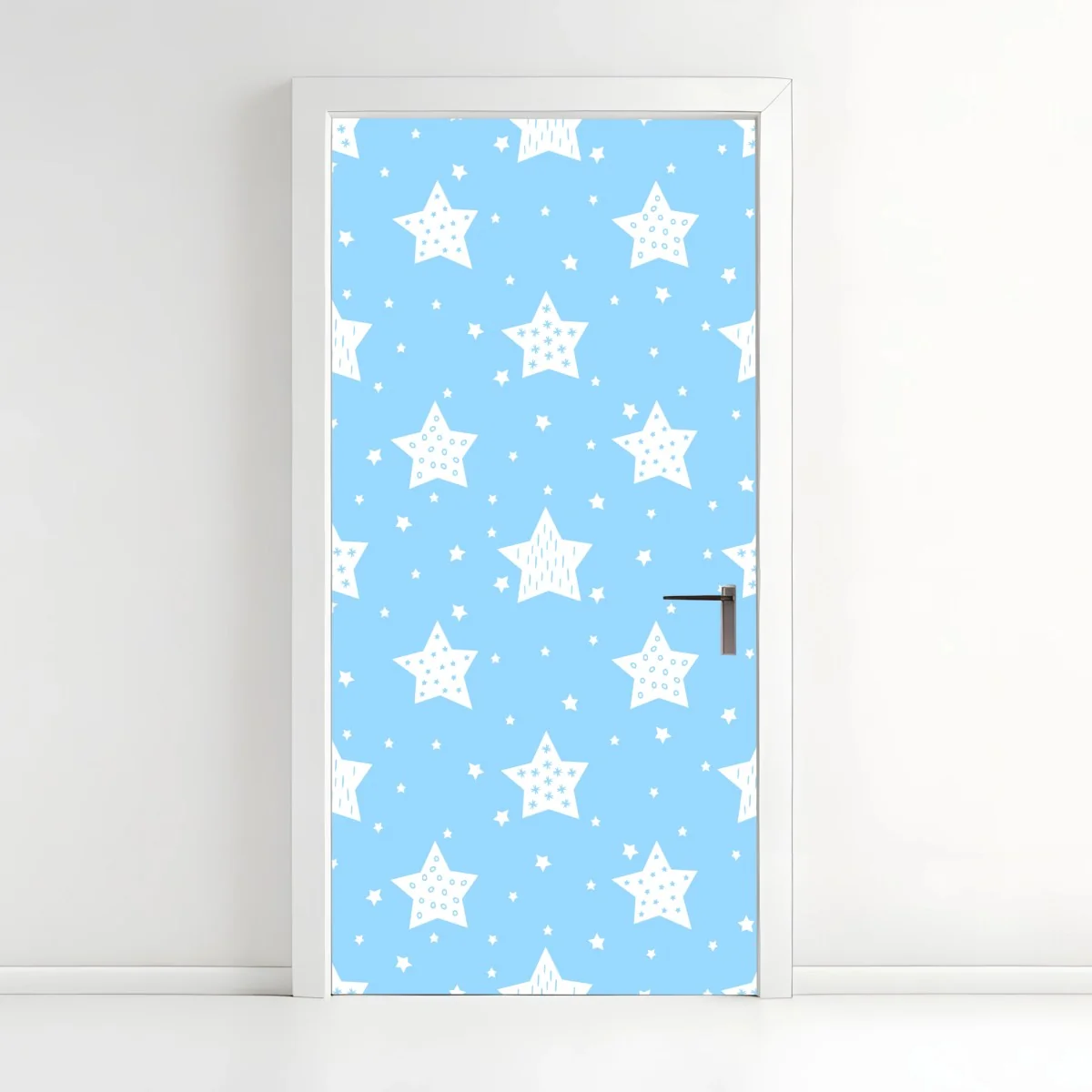 Adesivo per porta motivo di stelle per cameretta • Wallissimo® Adesivo per porta motivo di stelle per cameretta • Wallissimo®