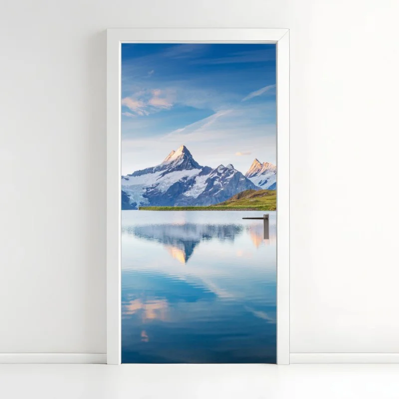 Adesivo per porta panorama alpino: Bachalpsee Grindelwald