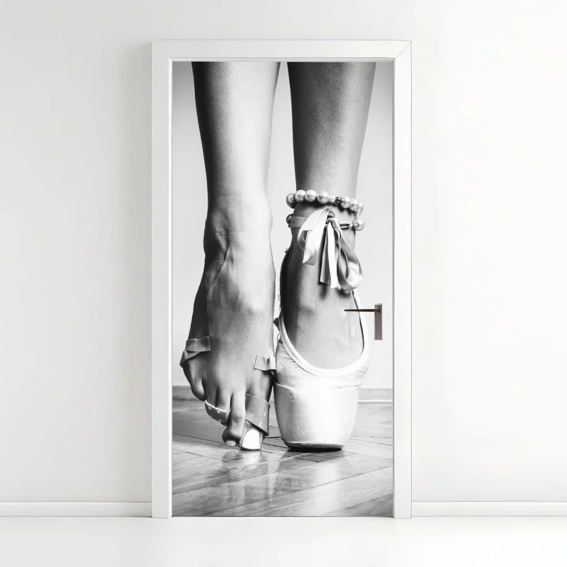 Adesivo per porta eleganza in punta