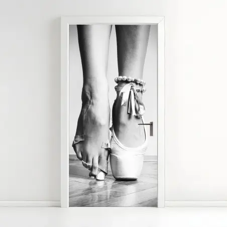 Adesivo per porta eleganza in punta • Wallissimo®