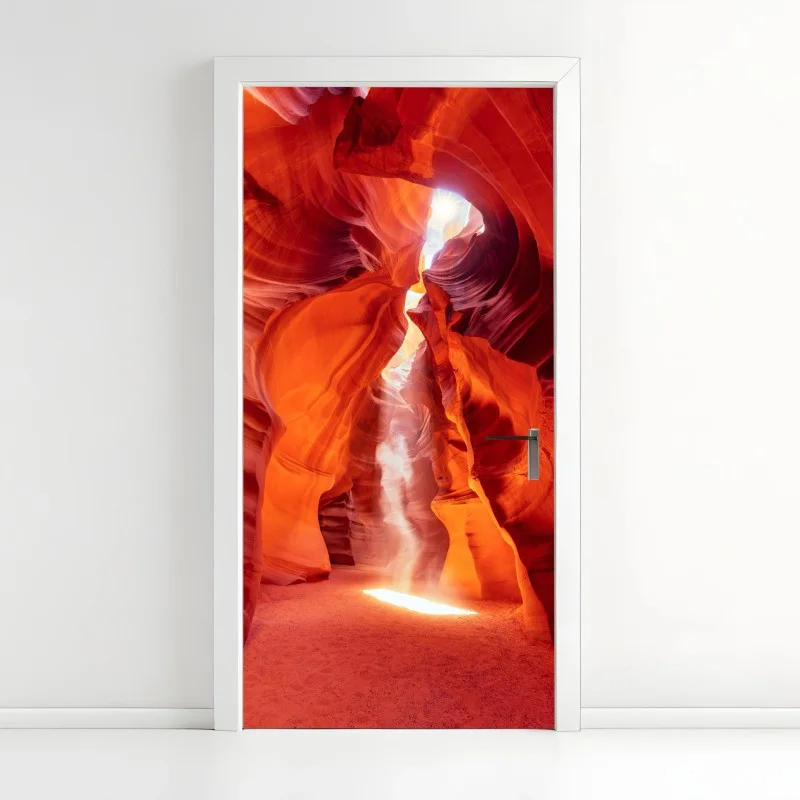 Adesivo per porta luce nel cuore di Antelope Canyon