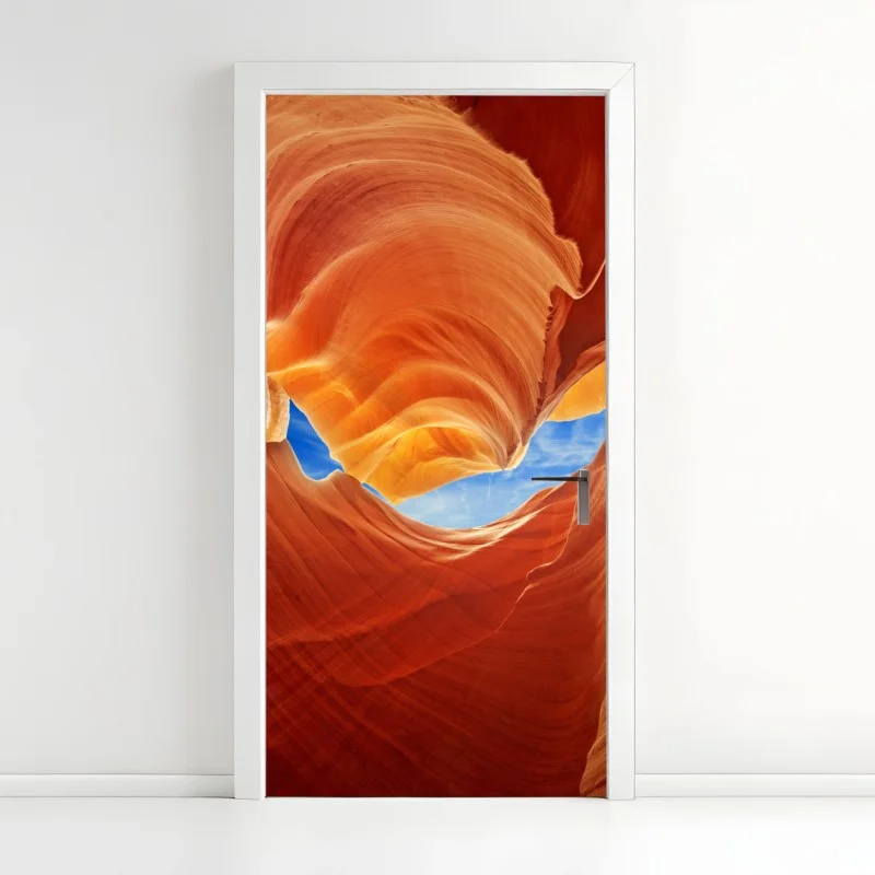 Adesivo per porta giochi di luce nell'Antelope Canyon
