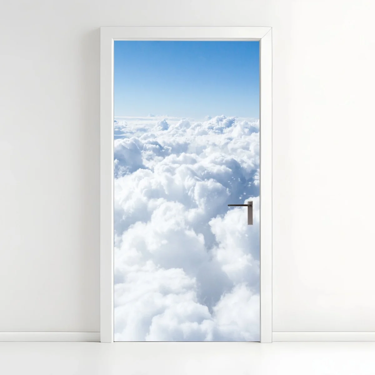 Adesivo per porta mare di nuvole e cielo sereno • Wallissimo® Adesivo per porta mare di nuvole e cielo sereno • Wallissimo®