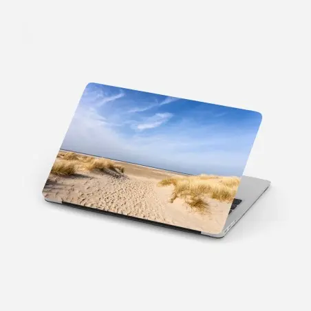Adesivo per laptop orizzonte di dune e sabbia • Wallissimo®