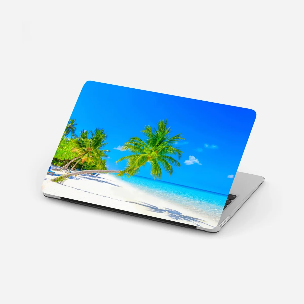 Adesivo per laptop spiaggia paradisiaca alle Maldive • Wallissimo® Adesivo per laptop spiaggia paradisiaca alle Maldive • Wallissimo®