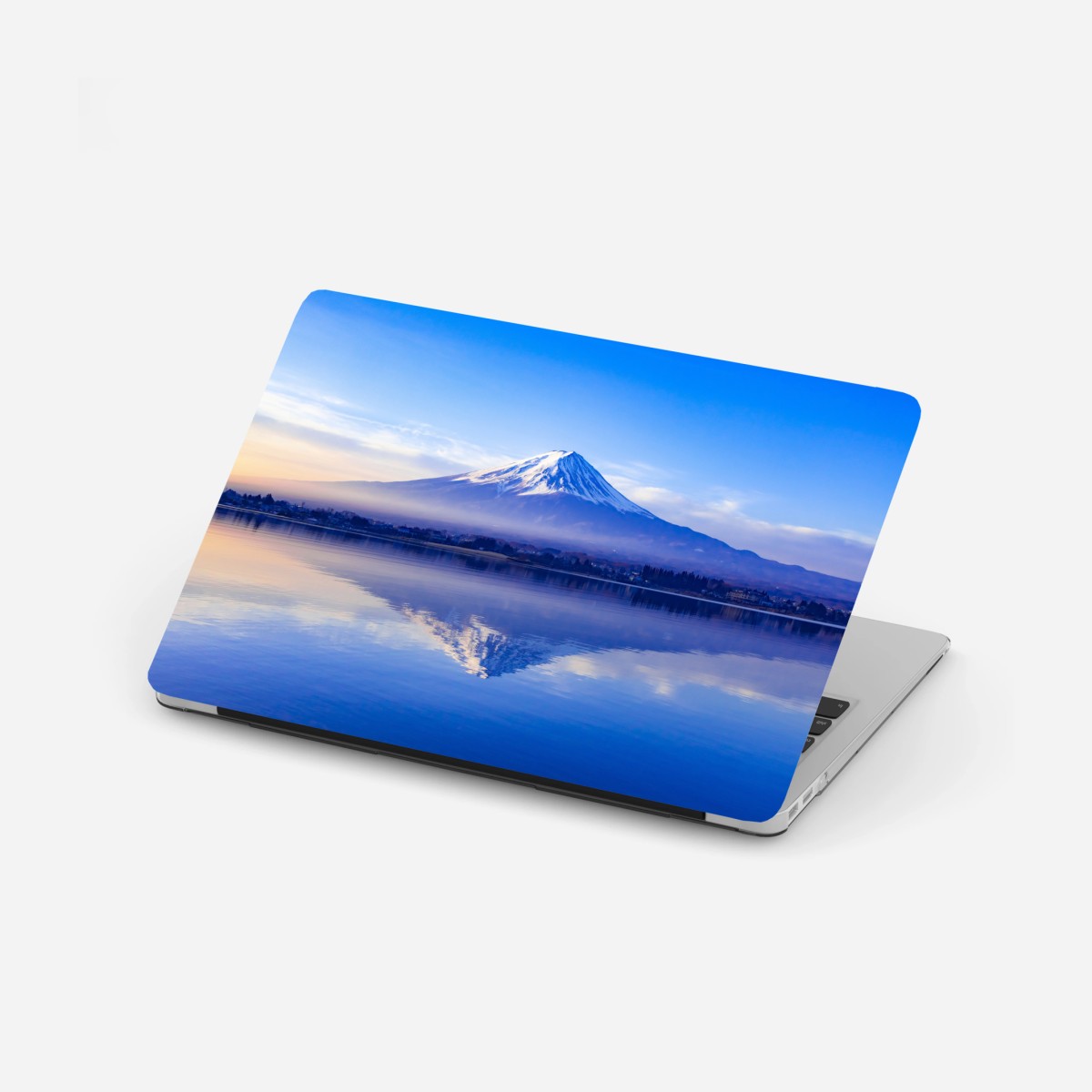 Adesivo per laptop serenità del Monte Fuji all'alba • Wallissimo®