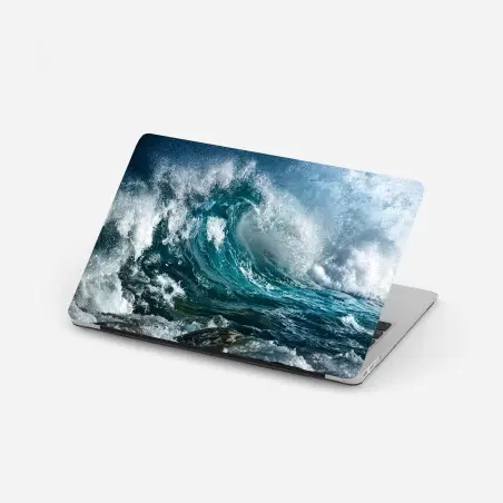 Adesivo per laptop energia dell'oceano in movimento • Wallissimo®