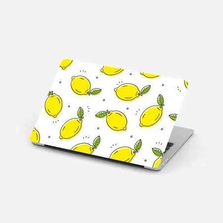 Adesivo per laptop motivo limoni estivo colorato • Wallissimo®