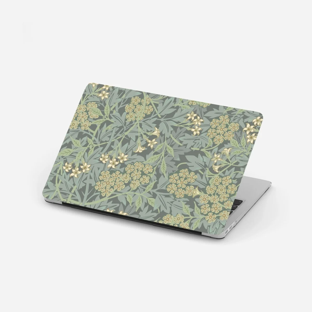 Adesivo per laptop motivo botanico vintage verde salvia e crema • Wallissimo® Adesivo per laptop motivo botanico vintage verde salvia e crema • Wallissimo®