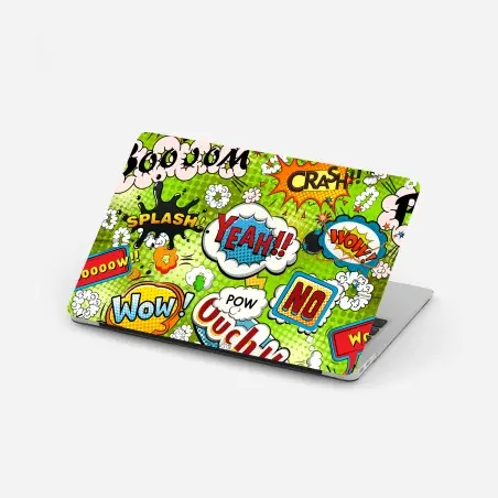 Adesivo per laptop murale pop art onomatopee esplosive • Wallissimo®