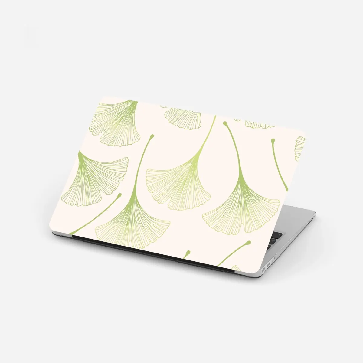Adesivo per laptop motivo di foglie di ginkgo in stile minimal • Wallissimo® Adesivo per laptop motivo di foglie di ginkgo in stile minimal • Wallissimo®