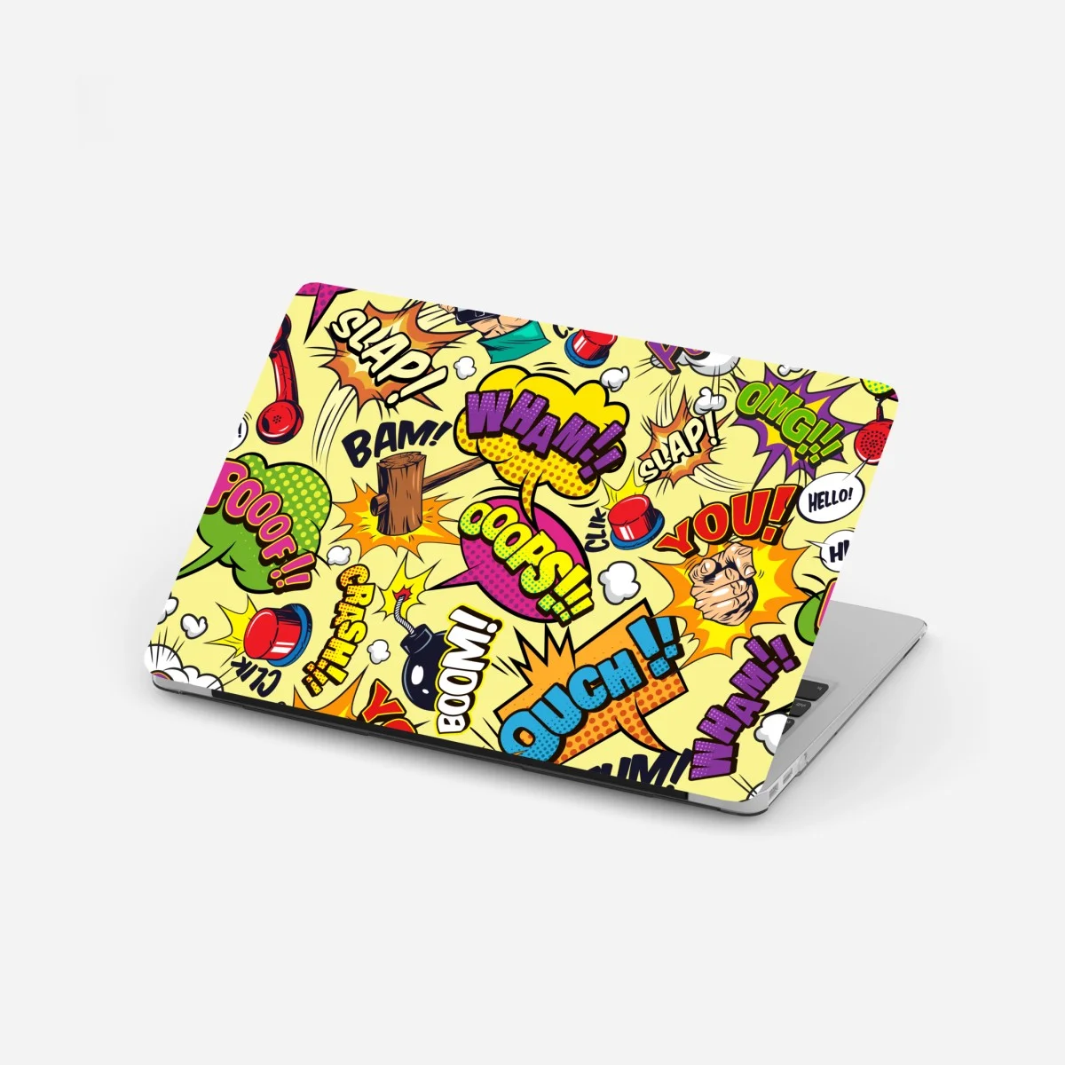 Adesivo per laptop motivo fumetti pop art esplosivo • Wallissimo® Adesivo per laptop motivo fumetti pop art esplosivo • Wallissimo®