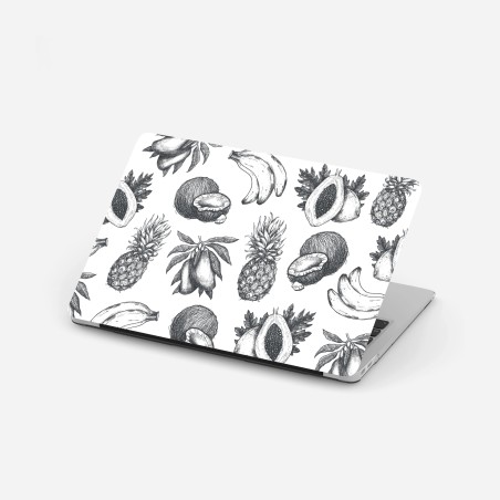 Adesivo per laptop motivo tropicale disegnato a mano • Wallissimo®