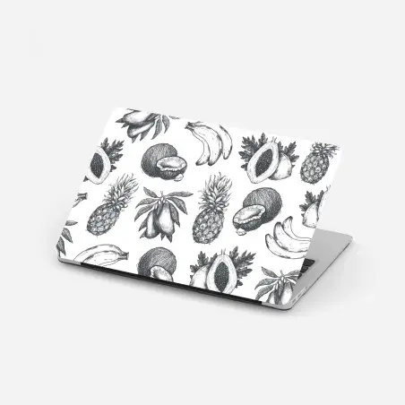 Adesivo per laptop motivo tropicale disegnato a mano • Wallissimo®