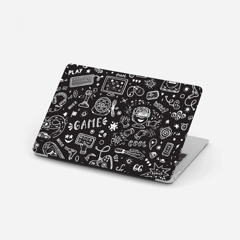 Adesivo per laptop doodle di videogiochi e realtà virtuale