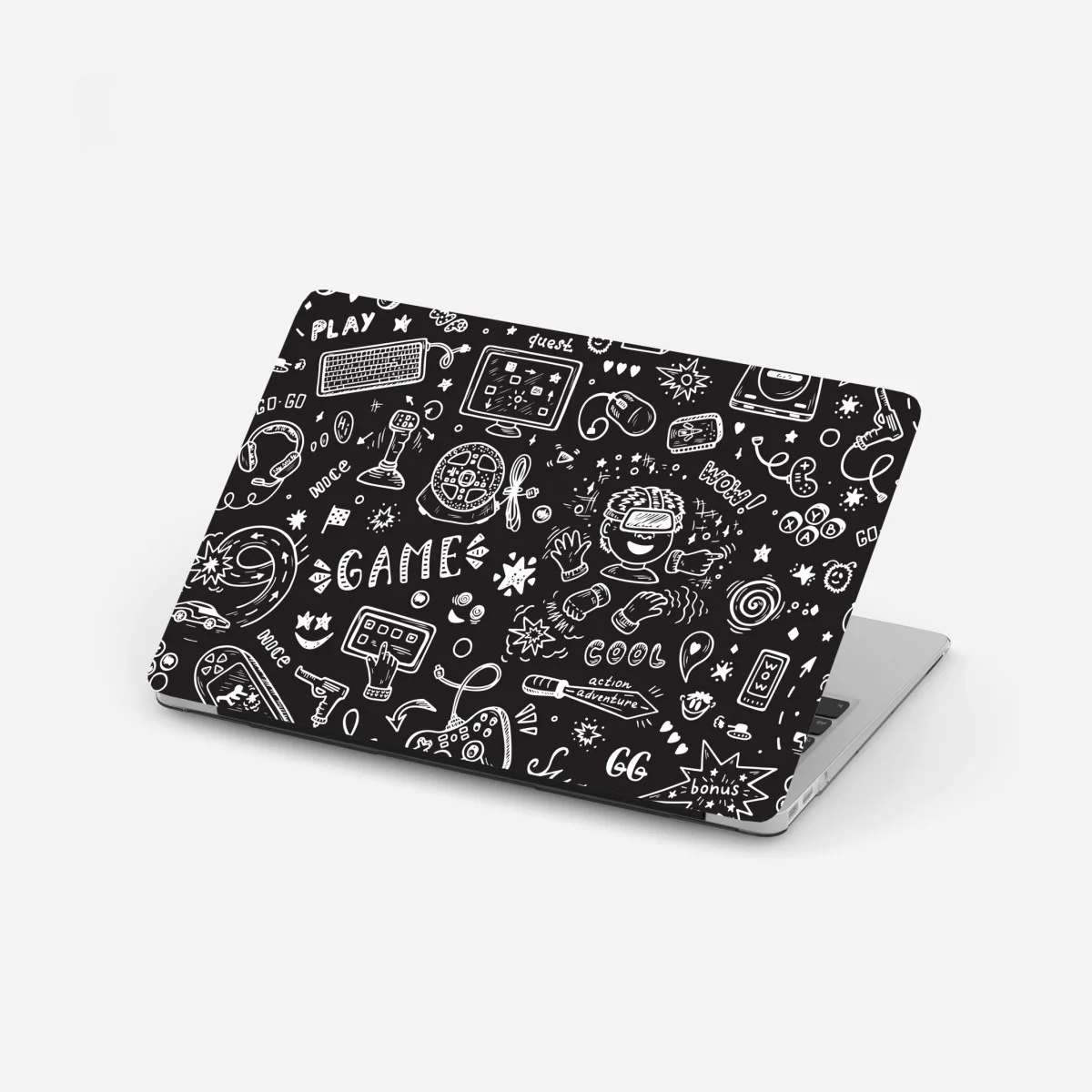 Adesivo per laptop doodle di videogiochi e realtà virtuale • Wallissimo® Adesivo per laptop doodle di videogiochi e realtà virtuale • Wallissimo®