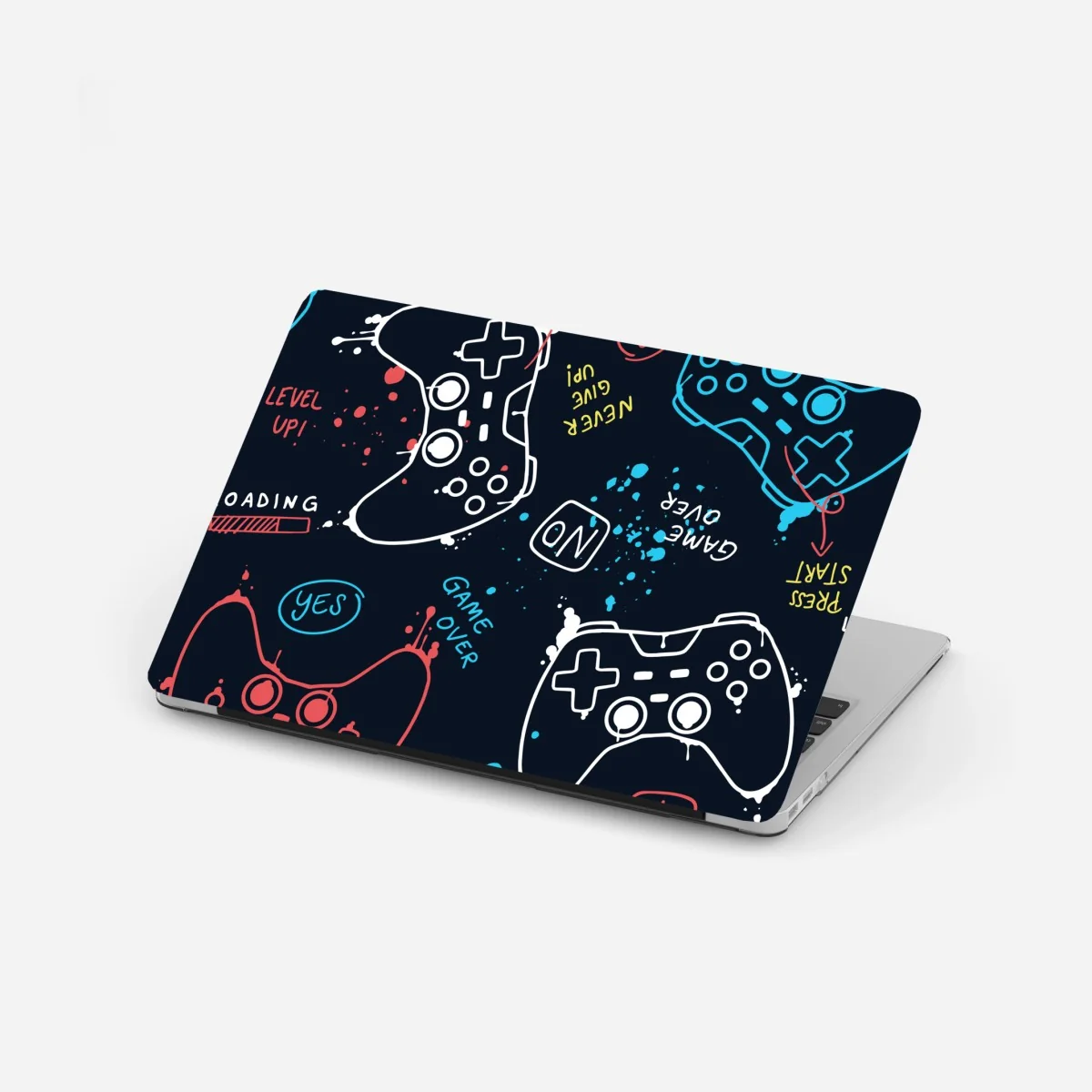 Adesivo per laptop motivo controller colorati per decorazione murale • Wallissimo® Adesivo per laptop motivo controller colorati per decorazione murale • Wallissimo®