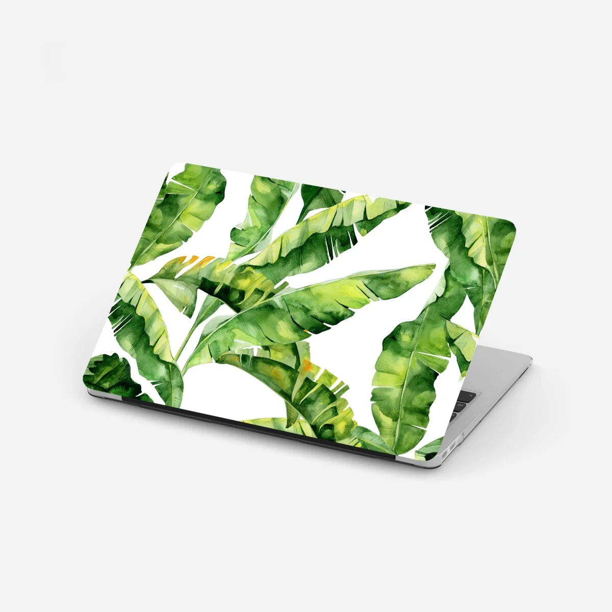 Adesivo per laptop fogliame tropicale ad acquerello • Wallissimo® Adesivo per laptop fogliame tropicale ad acquerello • Wallissimo®
