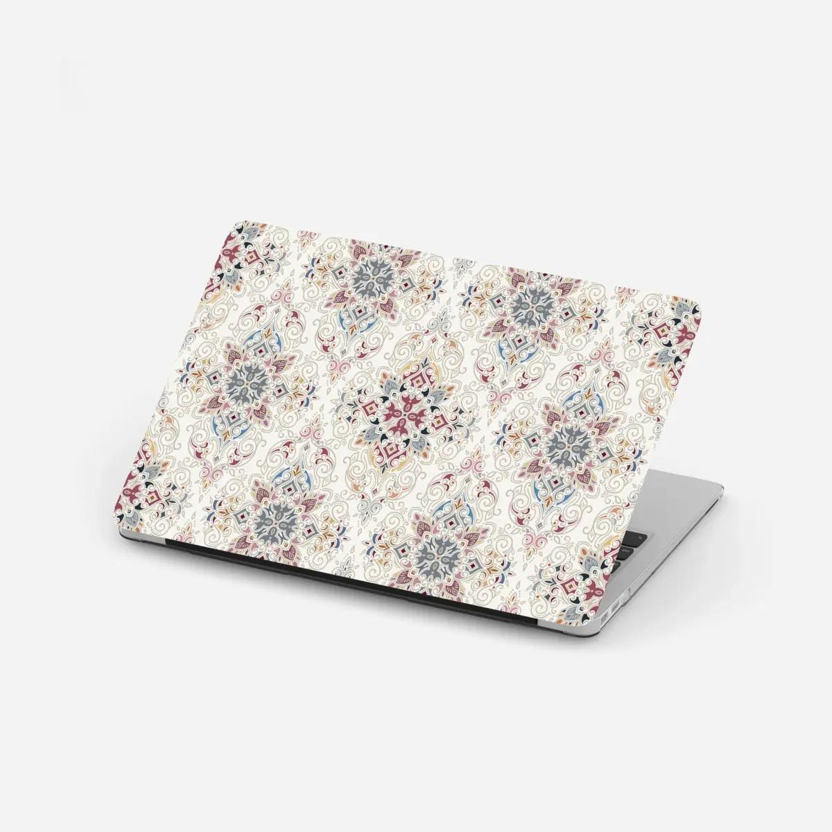 Adesivo per laptop motivo damascato elegante in tonalità pastello • Wallissimo® Adesivo per laptop motivo damascato elegante in tonalità pastello • Wallissimo®