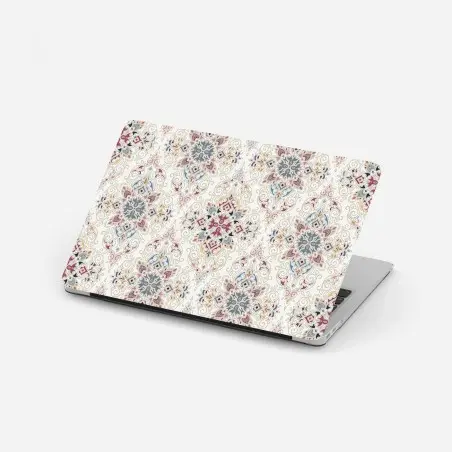 Adesivo per laptop motivo damascato elegante in tonalità pastello • Wallissimo®