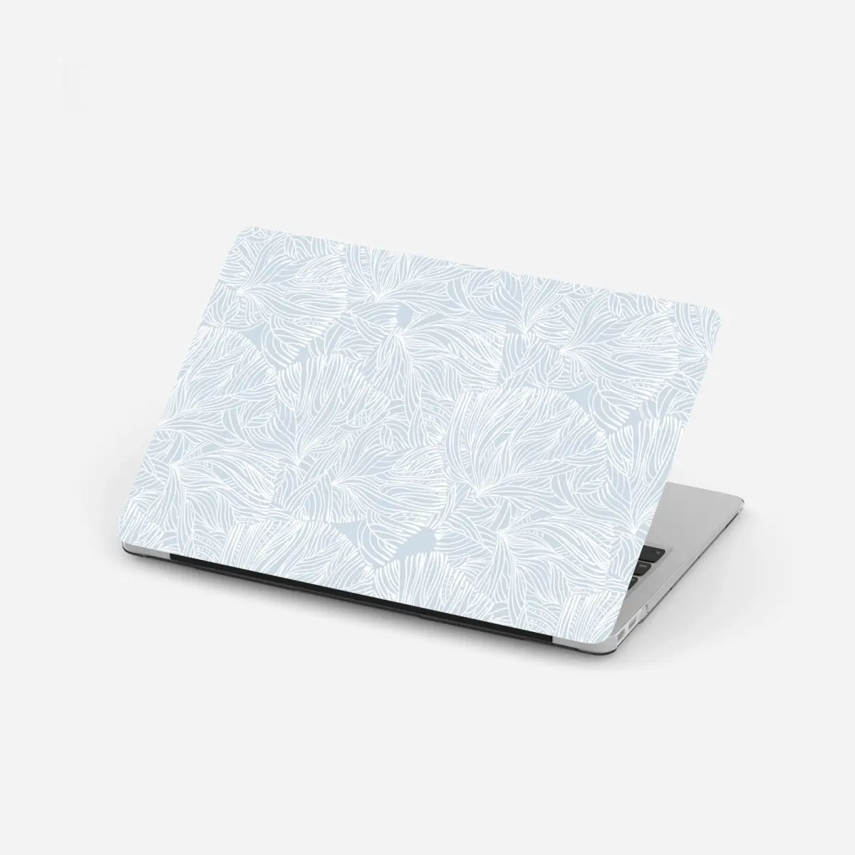 Adesivo per laptop motivo botanico astratto in toni pastello • Wallissimo®