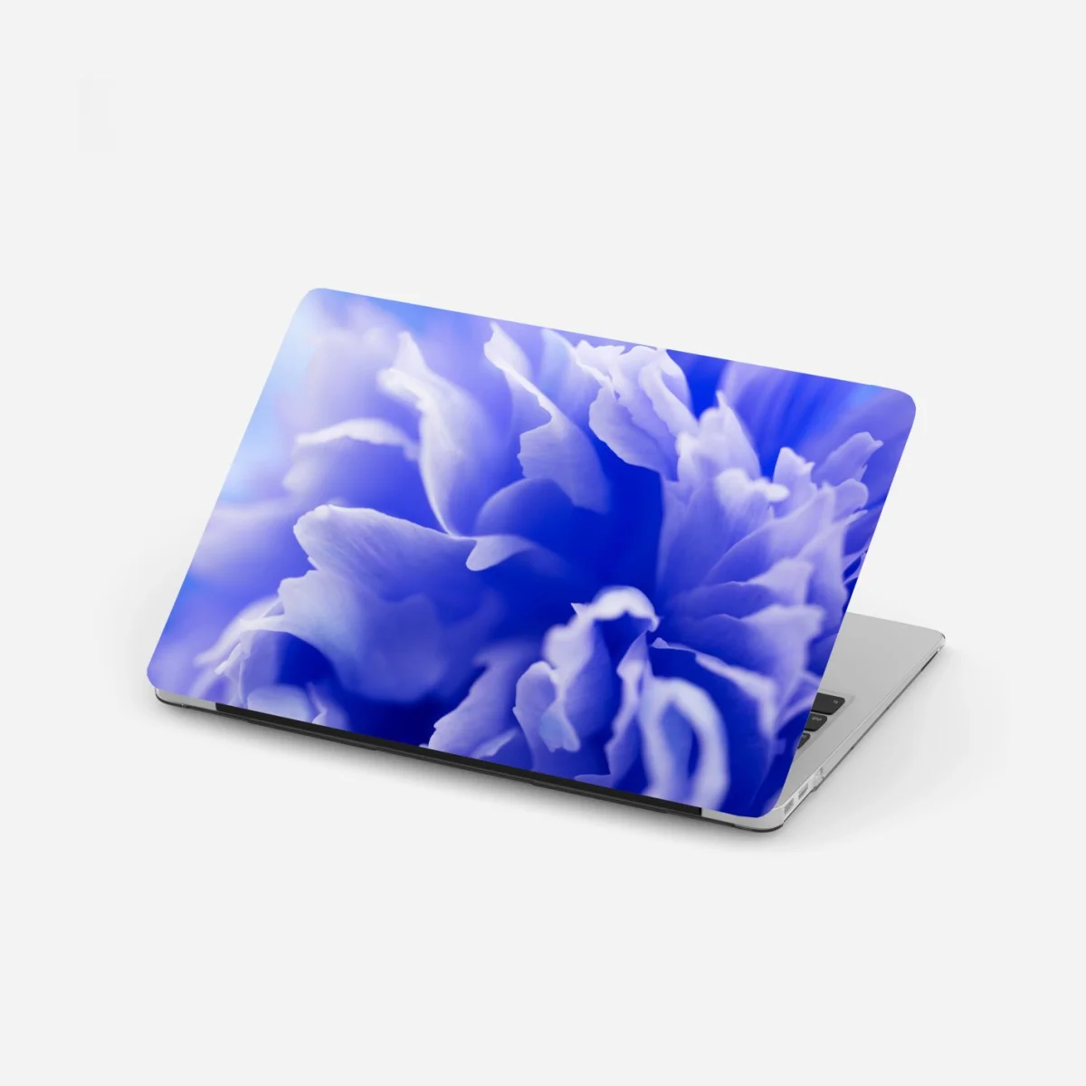 Adesivo per laptop esplosione di petali blu • Wallissimo® Adesivo per laptop esplosione di petali blu • Wallissimo®