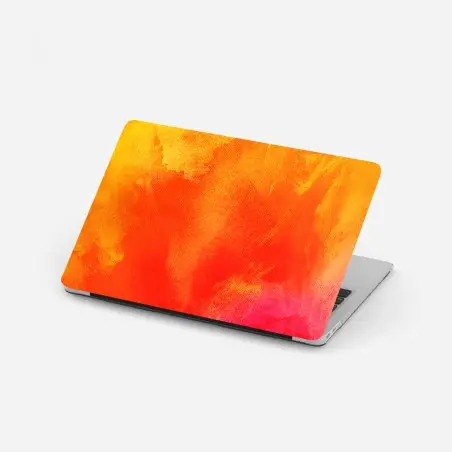 Adesivo per laptop esplosione di colori caldi • Wallissimo®