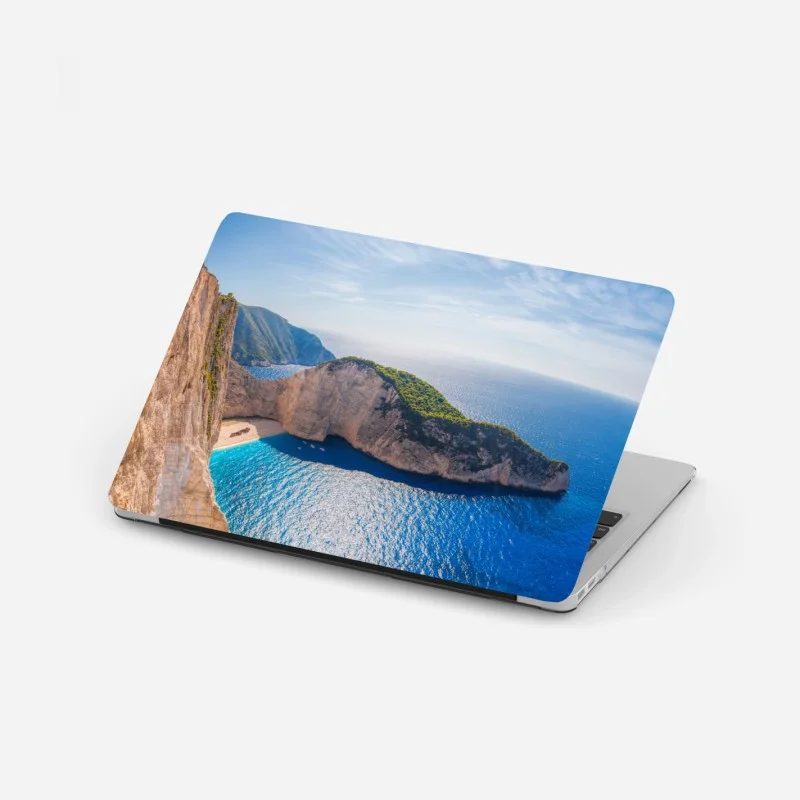 Adesivo per laptop panorama della baia di Navagio, Zakynthos