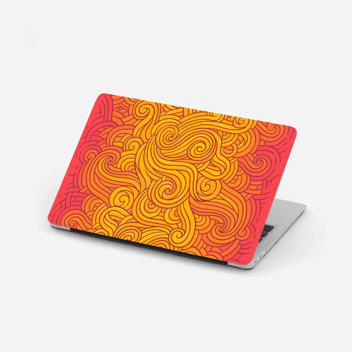 Adesivo per laptop vortici solari ornamentali • Wallissimo® Adesivo per laptop vortici solari ornamentali • Wallissimo®