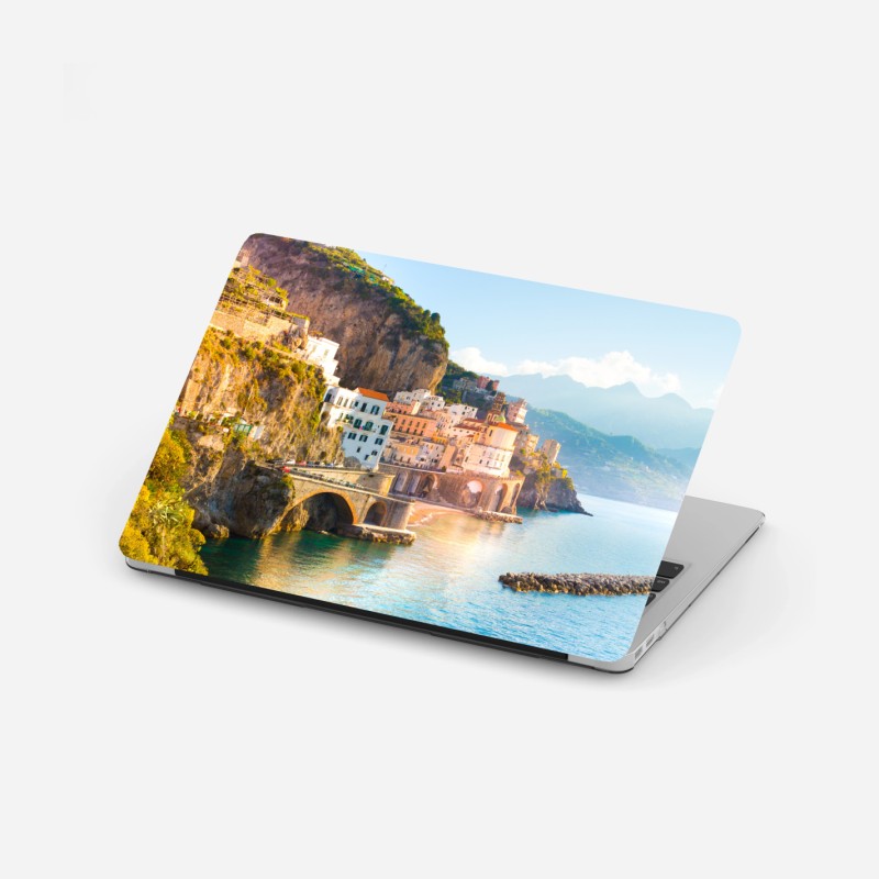 Adesivo per laptop panorama della Costiera Amalfitana