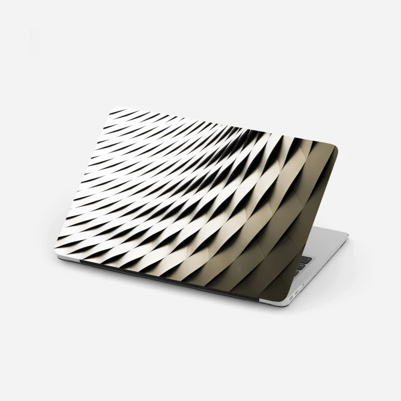 Adesivo per laptop dettaglio architettonico geometrico