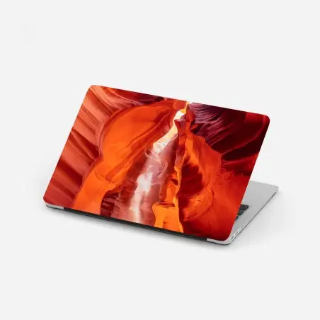 Adesivo per laptop luce nel cuore di Antelope Canyon • Wallissimo®