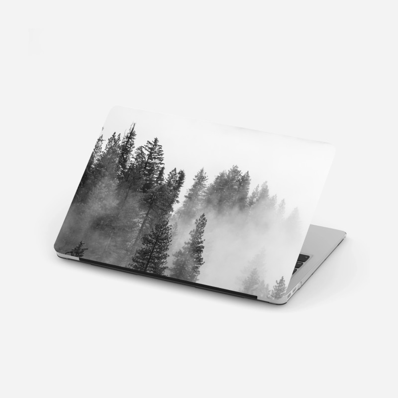 Adesivo per laptop nebbia tra le sequoie del Giant Forest, Sierra Nevada