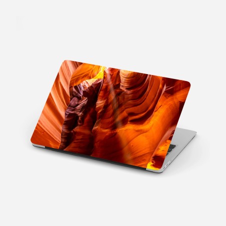 Adesivo per laptop paesaggio scultoreo di Antelope Canyon • Wallissimo®