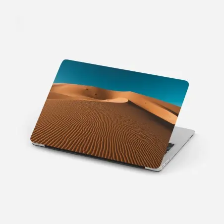Adesivo per laptop dune dorate e cielo profondo • Wallissimo®