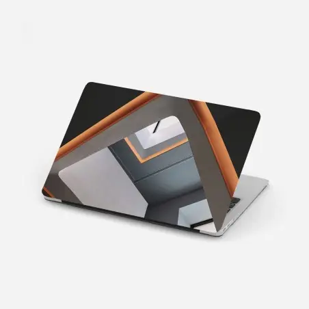 Adesivo per laptop astrazione architettonica in prospettiva • Wallissimo®