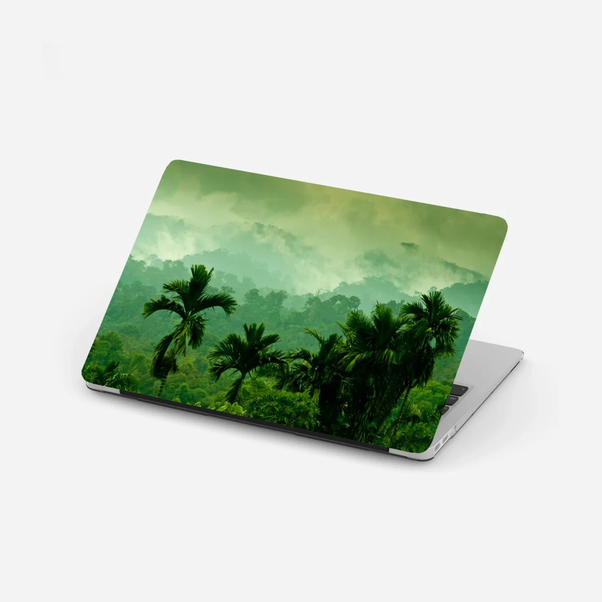 Adesivo per laptop foresta tropicale nella nebbia • Wallissimo® Adesivo per laptop foresta tropicale nella nebbia • Wallissimo®