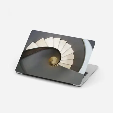 Adesivo per laptop spirale architettonica minimalista • Wallissimo®