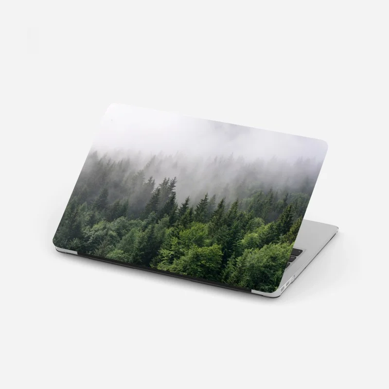 Adesivo per laptop sussurro di nebbia nella foresta