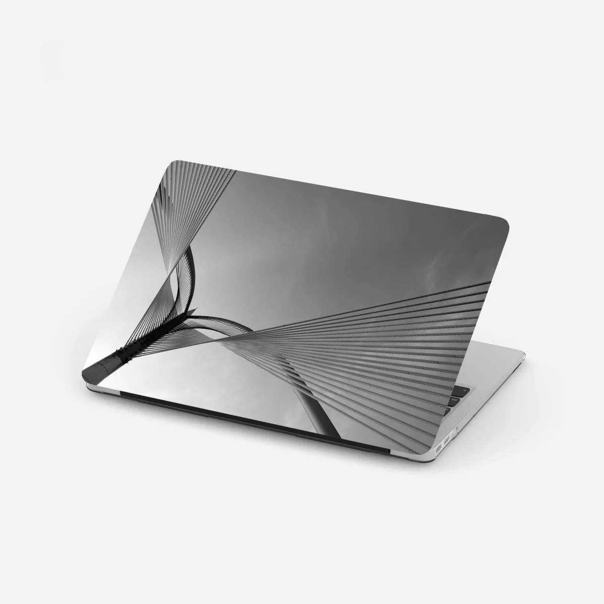 Adesivo per laptop linee intrecciate dell'architettura moderna • Wallissimo® Adesivo per laptop linee intrecciate dell'architettura moderna • Wallissimo®
