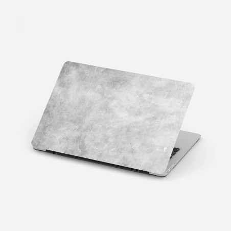 Adesivo per laptop effetto parete in cemento grigio • Wallissimo®